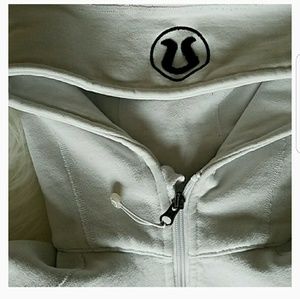 Lulu lemon white scuba hoodie